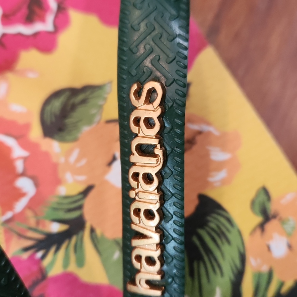 FARM Rio×Havaianas Yellow Chita Sandals - Picture 4 of 8